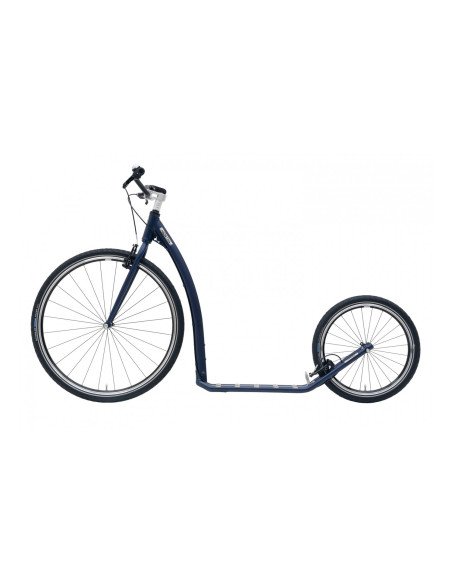 Trottinette adulte Kostka Travel Max G6 – Grande roue 28/20 Sport Touring bleue