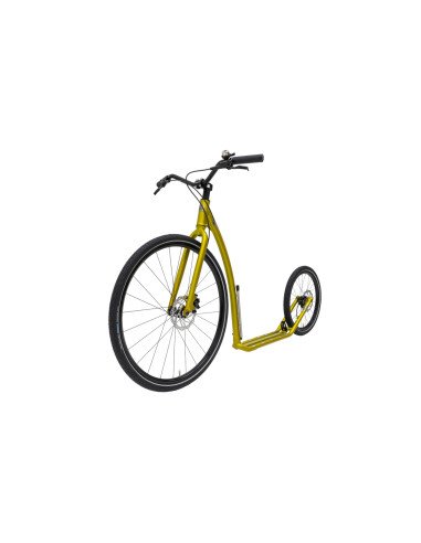 Trottinette adulte Kostka Travel Pro G7 – 28/20 Sport Touring à freins à disque dorée