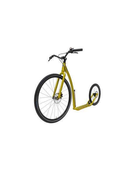 Trottinette adulte Kostka Travel Pro G7 – 28/20 Sport Touring à freins à disque dorée